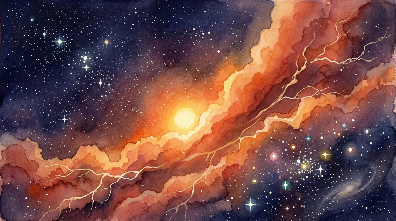 Silent Expanse — Infinite Horizon series, watercolor on paper